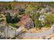 An aerial view of the home showcasing the lush landscaping and the surrounding neighborhood at 166 Erie Ave, Decatur, GA 30030