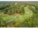 Scenic view of a lush green golf course, showcasing the well-manicured fairways and landscaping at 9570 Huntcliff Trce, Atlanta, GA 30350