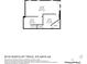 Basement floor plan with sitting and utility room, showing room dimensions at 9570 Huntcliff Trce, Atlanta, GA 30350