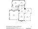 First floor plan layout showing the kitchen, living, dining and garage areas at 9570 Huntcliff Trce, Atlanta, GA 30350