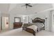 Spacious main bedroom with coffered ceilings and ample natural light at 9570 Huntcliff Trce, Atlanta, GA 30350