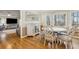 Light and airy dining room with a view into the living area at 684 Old Cumming Rd, Sugar Hill, GA 30518