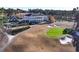 Picturesque golf course view, with sand traps, a green, and well-maintained grounds at 39 Telfair Ct, Acworth, GA 30101