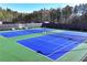 Well-maintained tennis courts surrounded by lush greenery, perfect for active living at 39 Telfair Ct, Acworth, GA 30101