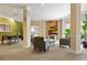Inviting lounge area with comfortable seating, an art piece, and ample natural light at 1501 Clairmont Rd # 1027, Decatur, GA 30033
