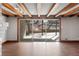 The lower level offers access to a private yard with a patio area and mature trees at 3911 Ivy Ne Rd, Atlanta, GA 30342