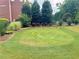 Home backyard putting green featuring perfectly manicured grass and flag markers at 3955 Graystone Preserve Pl, Cumming, GA 30040
