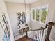 Bright staircase with decorative accents at 12867 Etris Walk, Roswell, GA 30075