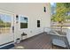 Outdoor deck area, offering a private area for lounging and entertaining, with a view of the backyard at 1819 Avon Ave, Atlanta, GA 30311