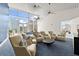 This lounge features floor to ceiling windows, neutral furniture, and modern decor at 3325 Piedmont Ne Rd # 1504, Atlanta, GA 30305