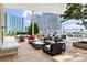 Outdoor patio with comfortable seating, city views, and a luxurious and inviting atmosphere at 3325 Piedmont Ne Rd # 1504, Atlanta, GA 30305