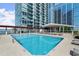 Rooftop swimming pool offering a relaxing escape with city views and comfortable lounge chairs at 3325 Piedmont Ne Rd # 1504, Atlanta, GA 30305
