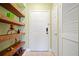 Charming entryway with custom shelving beside the door at 3777 Peachtree Ne Rd # 326, Atlanta, GA 30319