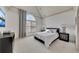 Bright bedroom with a large arched window and neutral decor, offering a serene and inviting space at 426 Lanesborough Dr, Marietta, GA 30064