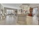 Open concept kitchen featuring a large island with granite countertops and stainless steel appliances at 426 Lanesborough Dr, Marietta, GA 30064