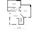 Floorplan of basement featuring Gathering room, bathroom, hall, bedroom and recreation room with dimensions at 237 Elmbrook Ln, Canton, GA 30114