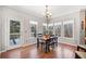 Charming dining area with natural light and backyard access at 237 Elmbrook Ln, Canton, GA 30114