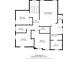 Second floorplan featuring bedrooms, bathrooms, laundry room, and walk-in closet with dimensions at 237 Elmbrook Ln, Canton, GA 30114