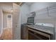 Laundry room featuring modern washer and dryer at 26 Wey Bridge Ct, White, GA 30184