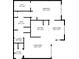 Floor plan of home includes bedroom, bath, kitchen, living room, dining area, foyer and laundry at 3777 Peachtree Ne Rd # 722, Brookhaven, GA 30319