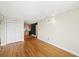 Spacious living room with hardwood floors, closet, and neutral wall color at 181 Powell Se St # 12, Atlanta, GA 30316