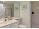 Clean bathroom featuring a single sink, a mirror and a glass shower at 3636 Habersham Rd # 2307, Atlanta, GA 30305