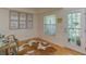 View of the entryway featuring a bar area and hardwood floors at 3636 Habersham Rd # 2307, Atlanta, GA 30305
