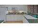 Well-lit kitchen features white cabinets, green countertops, and modern appliances at 3636 Habersham Rd # 2307, Atlanta, GA 30305