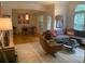 Living room with dining area features hardwood flooring and lots of natural light at 3636 Habersham Rd # 2307, Atlanta, GA 30305