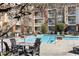 Enjoy this pool with lots of seating and a beautiful building at 4007 Westchester Ne Rdg, Atlanta, GA 30329