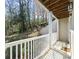 Back patio with covered ceiling at 4007 Westchester Ne Rdg, Brookhaven, GA 30329