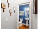 Charming powder room with hardwood floors and stylish wall mirrors at 4883 Seldon Se Way, Smyrna, GA 30080