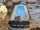 Overhead view of a rectangular community pool at 4883 Seldon Se Way, Smyrna, GA 30080