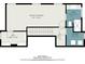 Second floor layout highlighting the primary bedroom, bathroom, walk-in closet, and laundry room at 1547 Melrose Sw Dr, Atlanta, GA 30310