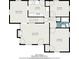 Layout of the home's first floor, including living room, dining room, kitchen and bedrooms at 1547 Melrose Sw Dr, Atlanta, GA 30310