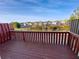 Wooden deck area overlooking neighborhood at 1235 Park Pass Way, Suwanee, GA 30024