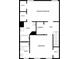 Upstairs floor plan features primary bedroom, bedroom, two baths, laundry, walk-in closets, and hall at 1235 Park Pass Way, Suwanee, GA 30024