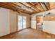 Unfinished basement with sliding glass door at 2011 Two Springs Way, Lawrenceville, GA 30043