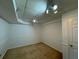 Finished basement with carpet, neutral paint, and recessed lighting at 1896 Lake Ridge Ter, Lawrenceville, GA 30043