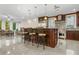 Spacious kitchen with large island, stainless steel appliances, and seating area at 2146 Greensward Ne Dr, Atlanta, GA 30345