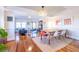 Open-concept dining room connecting seamlessly to the living room at 1101 United Se Ave, Atlanta, GA 30316