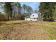 Exterior view of a two-story home with white siding surrounded by large trees at 130 Valley Rd, Stockbridge, GA 30281