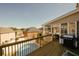 Enjoy outdoor cooking on this deck with grill and an enclosed porch with serene pool views at 980 Yancey Ct, Loganville, GA 30052