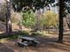 Charming picnic area with a concrete table and benches, nestled among mature trees and landscaping at 2805 N Hills Ne Dr, Atlanta, GA 30305