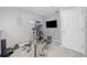 Bonus room with gray carpet, a TV, and gym equipment at 330 Cottonwood Creek Cir, Canton, GA 30114