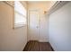 Walk-in closet with shelf, window, and wood-look flooring at 4023 Snapfinger Way, Decatur, GA 30035