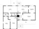 Main level floor plan with kitchen, dining and living rooms at 4023 Snapfinger Way, Decatur, GA 30035