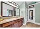 Elegant bathroom with a double vanity, large mirrors, and ample counter space at 2040 Browning Bend Ct, Dacula, GA 30019