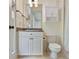 Cozy bathroom with a white vanity, toilet, and shower-tub combination at 8 Honour Nw Ave # 6, Atlanta, GA 30305