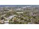 Wonderful aerial view of 348 Lakemoore nestled in a mature neighborhood with beautiful tree coverage at 348 Lakemoore Ne Dr, Atlanta, GA 30342
